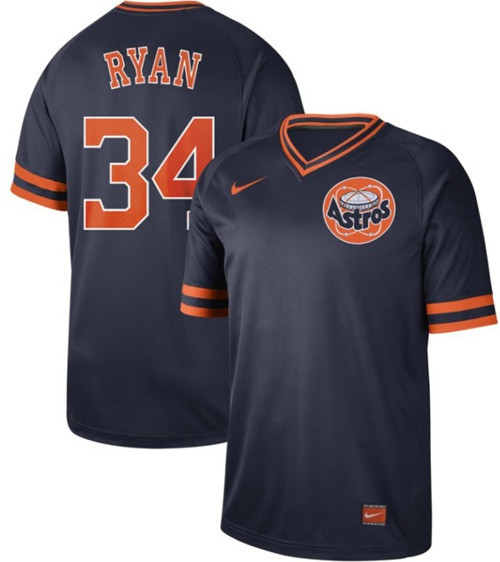 Astros #34 Nolan Ryan Navy Authentic Cooperstown Collection Stitched Baseball Jersey Astros #34 Nolan Ryan Navy Authentic Cooperstown Collection Stitched Baseball Jersey