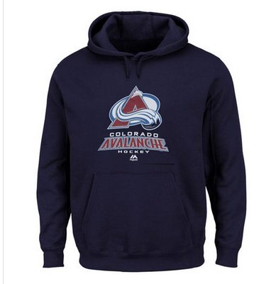 Colorado Avalanche Majestic Big & Tall Critical Victory Pullover Hoodie Navy Blue