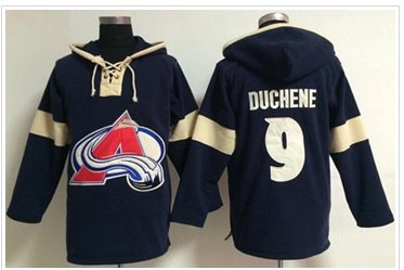 Colorado Avalanche #9 Matt Duchene Blue Pullover NHL Hoodie