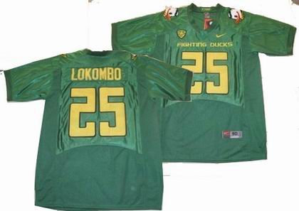 NCAA Oregon Ducks 25 LOKOMBO green jerseys