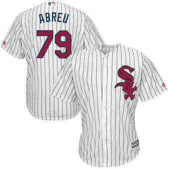 Chicago White Sox Jose Abreu Majestic Fashion Stars & Stripes Cool Base Player Jersey - White