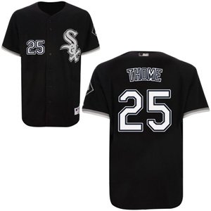 Chicago White Sox 25 Jim Thome black