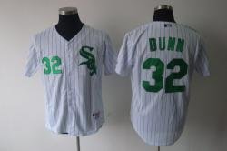 Chicago White Sox 32# Dunn white jerseys
