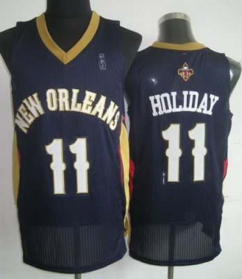 Charlotte Hornets 11 Jrue Holiday Blue Revolution 30 NBA Jerseys