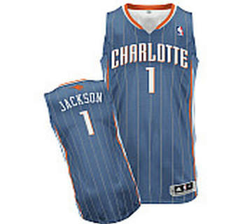 Charlotte Bobcats 1# Stephen Jackson Revolution 30 Authentic Road Jersey