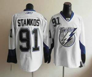 Tampa Bay Lightning 91 Stamkos white nhl jerseys