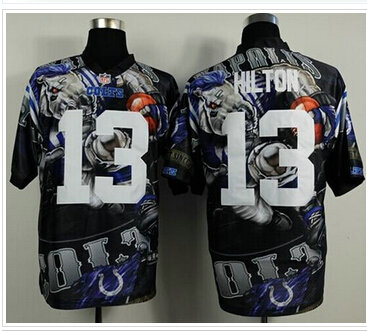 NEW Indianapolis Colts #13 T.Y. Hilton Team Color NFL Elite Fanatical Version Jersey