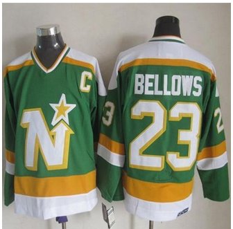 Dallas Stars #23 Brian Bellows Stitched Green CCM Throwback NHL Jersey