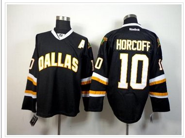 Dallas Stars #10 Shawn Horcoff Black NHL Jersey