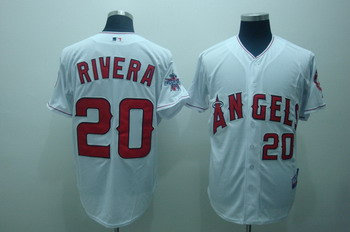Los Angeles Angels 20 river white jersey all star Patch