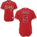 Los Angeles Angels 5 Pujols Red MLB Jersey