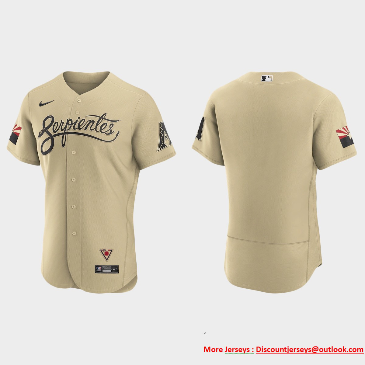Arizona Diamondbacks Men's Nike 2021 City Connect Authentic MLB Jersey Gold