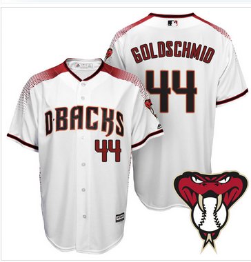 Arizona Diamondbacks #44 Paul Goldschmidt White Cool Base Home Jersey