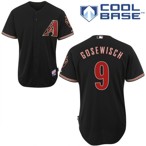 Arizona Diamondbacks #9 Gosewisch Black Authentic Personalized Alternate Home cool Jersey