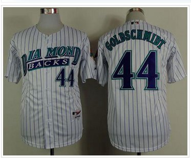 Arizona Diamondbacks #44 Paul Goldschmidt White 1999 Turn Back The Clock Stitched Baseball Jersey