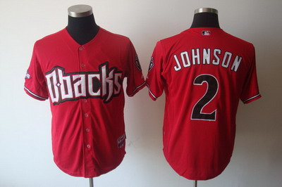 Arizona Diamondbacks 2 Johnson red jerseys