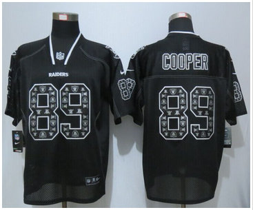 Nike Oakland Raiders #89 Amari Cooper New Lights Out Black Elite Jerseys