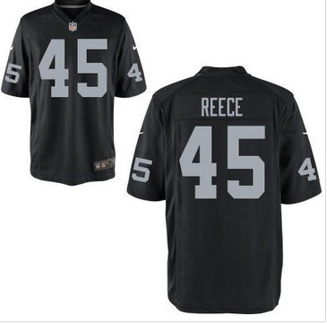 NWW Oakland Raiders Marcel Reece #45 Black Team Color NFL Elite Jersey