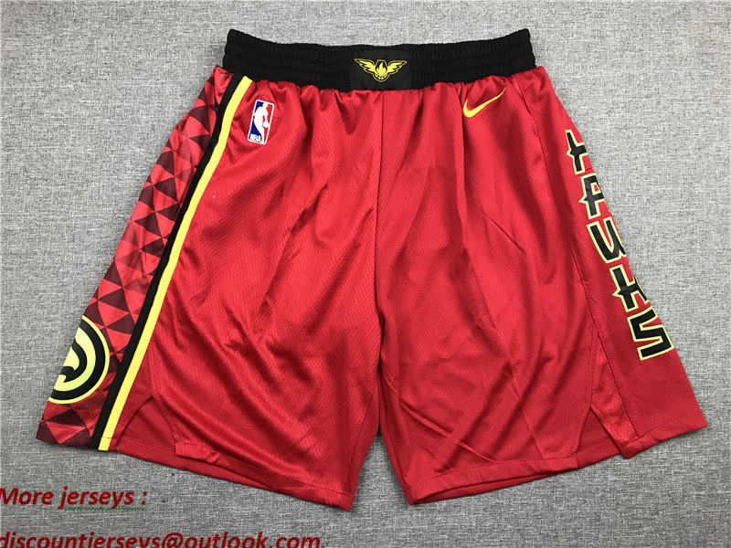 Hawks Red Nike Shorts