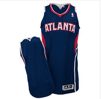 Revolution 30 Atlanta Hawks Blank Blue Stitched NBA Jersey