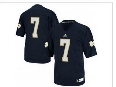 Notre Dame Fighting Irish 7 Stephon Tuitt Blue Techfit College Football NCAA Jerseys