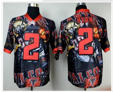 NEW Atlanta Falcons #2 Matt Ryan Team Color NFL Elite Fanatical Version Jersey