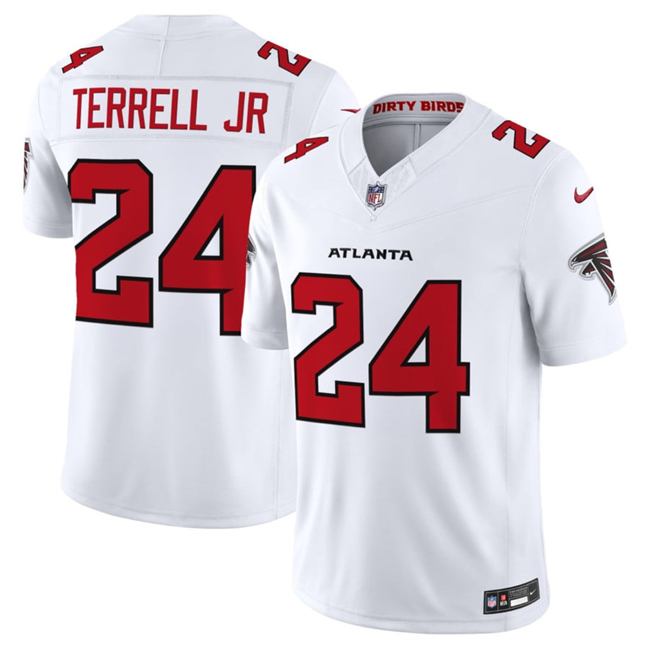 Men's Atlanta Falcons #24 A.J. Terrell White 2026 New F.U.S.E. Vapor Untouchable Limited Stitched Football Jersey