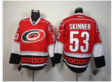 Carolina Hurricanes #53 Jeff Skinner Red Home NHL Jersey