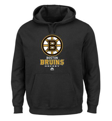 Boston Bruins Majsetic Critical Victory VIII Pullover Hoodie Black