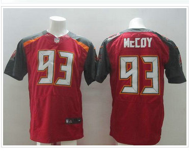 NEW Tampa Bay Buccaneers #93 Gerald McCoy Red Team Color NFL New Elite Jersey
