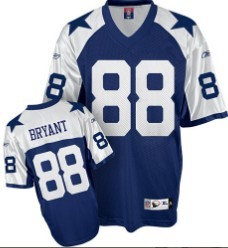 Dallas Cowboys 88 Bryant Blue Thanksgivings Youth Jersey