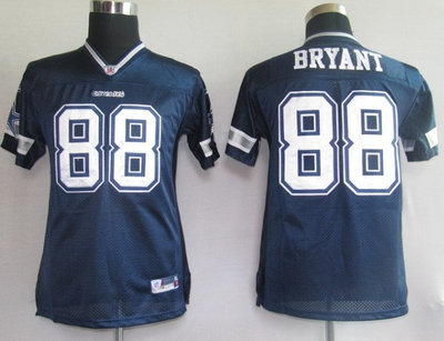 Dallas cowboys 88# Bryant Blue【Kids