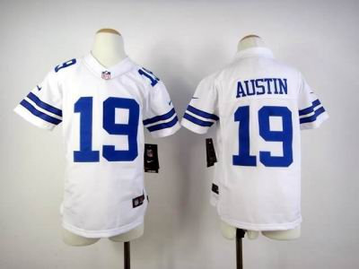 Youth Nike Dallas Cowboys 19 Miles Austin White Jerseys