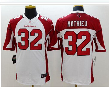 New Arizona Cardinals #32 Tyrann Mathieu White NFL Limited Jersey