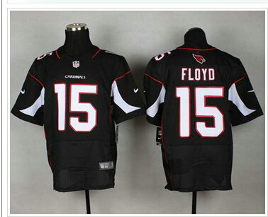 NEW Arizona Cardinals #15 Michael Floyd Black Alternate NFL Elite Jersey
