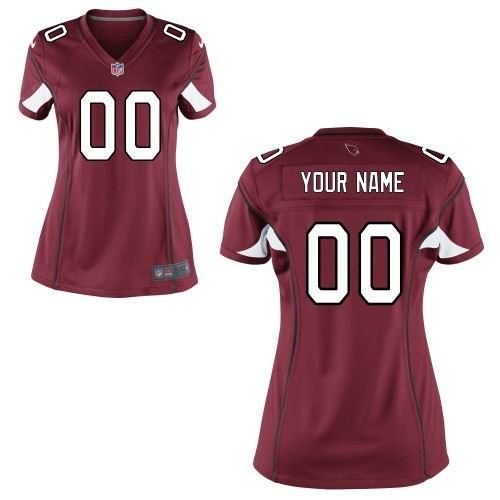 Women's Nike Arizona Cardinals Customized Game Team red Jerseys