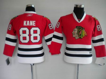 Youth Jerseys Chicago Blackhawks 88 Patrick Kane Red KIDS