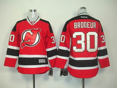 Youth kids New Jersey Devils Brodeur 30 red Jersey