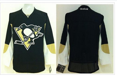 Youth NHL Pittsburgh Penguins Blank Black Jersey