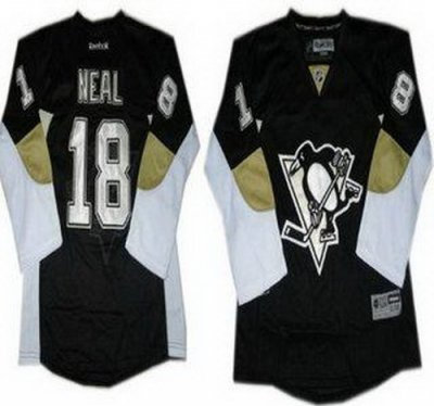 Youth Kids Pittsburgh Penguins 18 James Neal Black NHL Jerseys