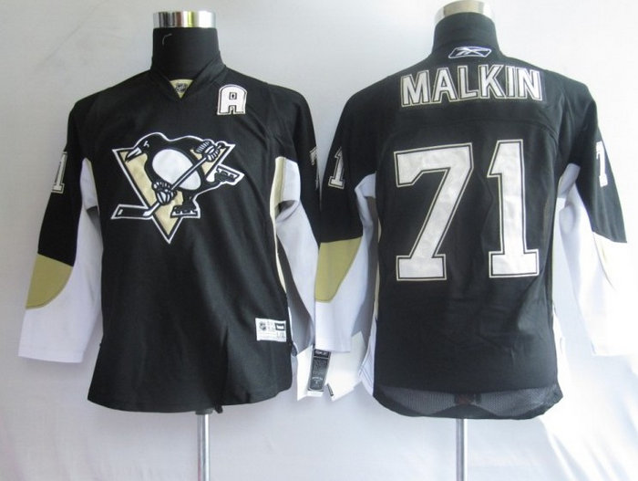 Youth NHL Jerseys Pittaburgh Penguins71 black（KIDS)