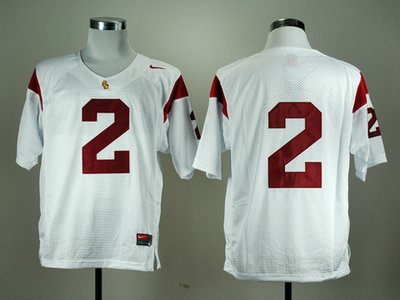 Nike USC Trojans Robert Woods 2 White College Football Jerseys