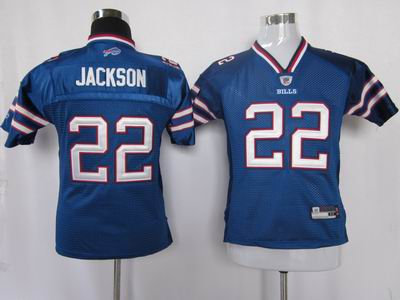 Youth Buffalo Bills 22 Fred Jackson blue jerseys