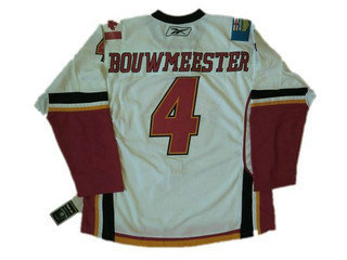 NHL Jerseys Calgary Flames 4 BOUWMEESTER white