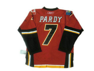 NHL Jerseys Calgary Flames 7 PARDY red