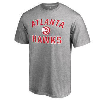 Men's Atlanta Hawks Ash Victory Arch T-Shirt