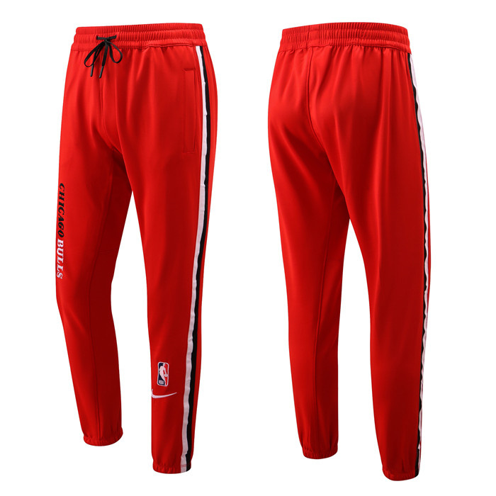 Men's Chicago Bulls Red Performance Showtime Basketball Pants
