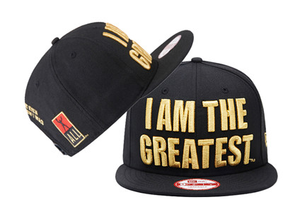 Muhammad Ali I Am The Greatest Black Fashion Adjustable Hat LH02