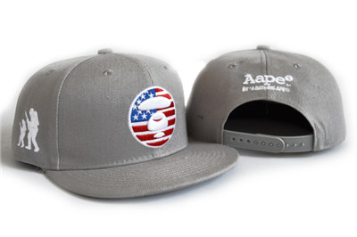 AAPE By A Bathing Ape Apunvs USA Flag Gray Adjustbable Hat 102