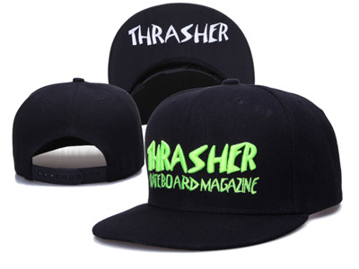 Thrasher Fluorescent Green Logo Fashion Adjustable Hat LH53